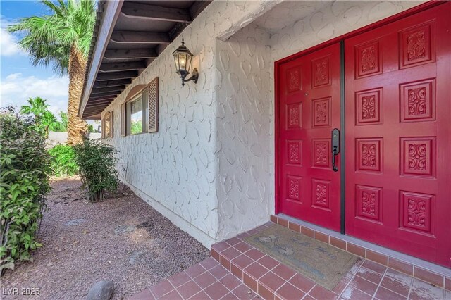 3681 S Rosecrest Cir, Las Vegas, NV 89121 - property entrance featuring stucco siding