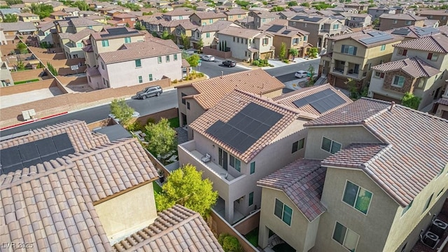 birds eye view of property featuring a residential view