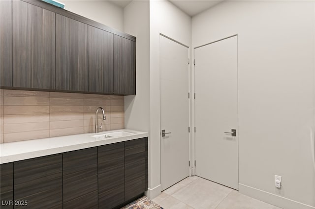515 Serenity Point Dr, Henderson, NV 89012 - washroom with a sink and light tile patterned floors