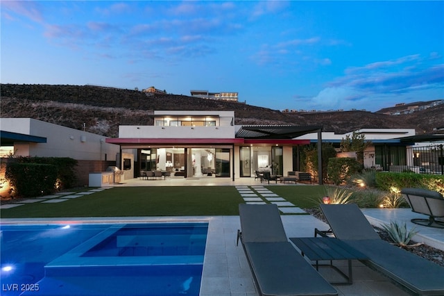 515 Serenity Point Dr, Henderson, NV 89012 - rear view of house featuring a patio area