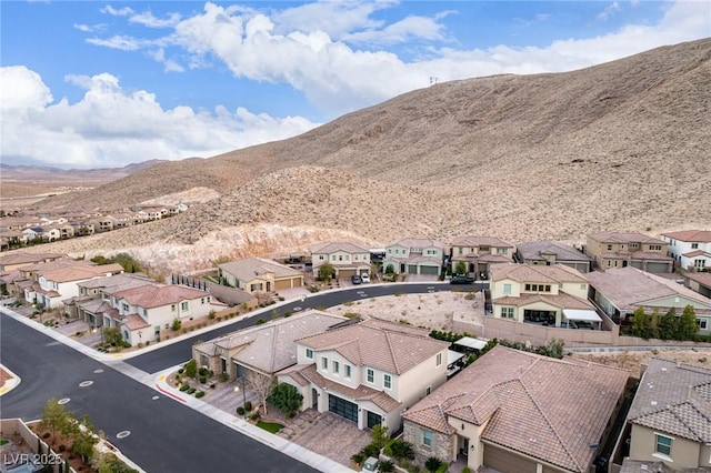 mountain view featuring a residential view