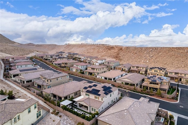 birds eye view of property featuring a residential view