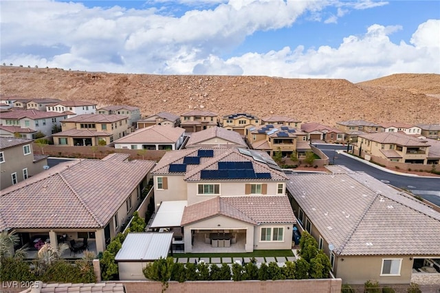 drone / aerial view featuring a residential view