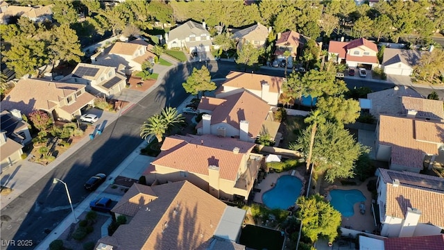 drone / aerial view featuring a residential view