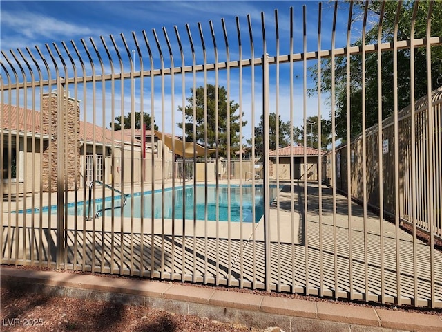 pool with fence