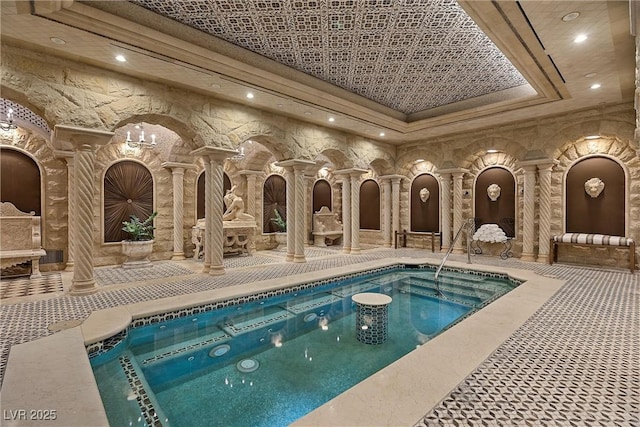 view of indoor pool