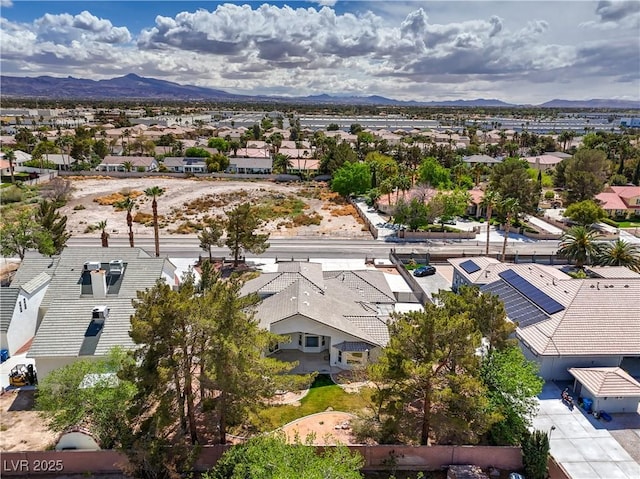 3710 E Oquendo Rd, Las Vegas, NV 89120 - aerial perspective of suburban area featuring a mountainous background