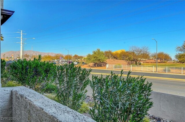 exterior space featuring fence