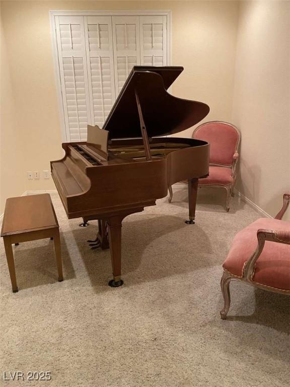 9301 Harrow Rock St, Las Vegas, NV 89143 - living area with carpet and baseboards