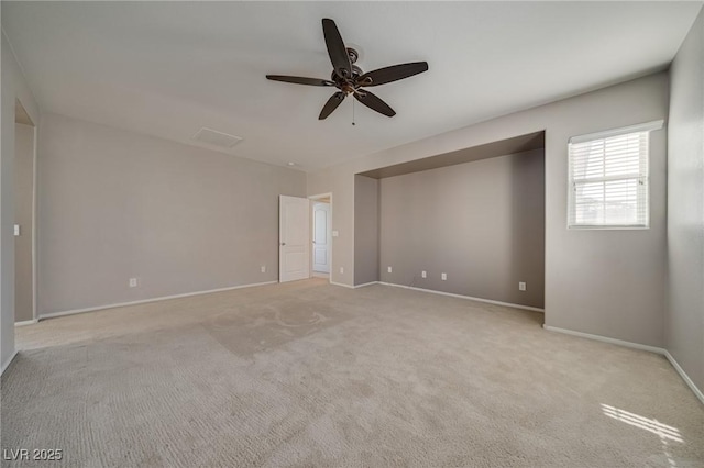 8348 Mokena Ave, Las Vegas, NV 89178 - unfurnished bedroom featuring baseboards, carpet floors, and ceiling fan
