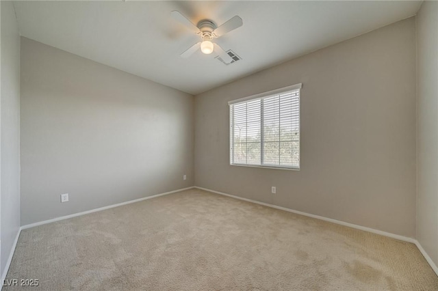 8348 Mokena Ave, Las Vegas, NV 89178 - carpeted spare room featuring a ceiling fan, baseboards, and lofted ceiling