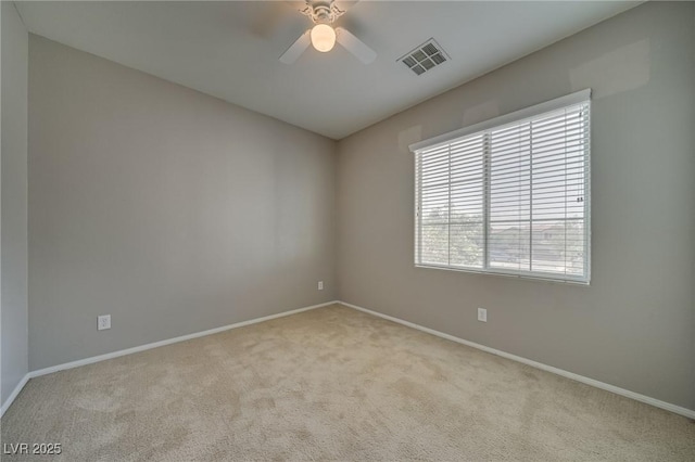 8348 Mokena Ave, Las Vegas, NV 89178 - carpeted spare room featuring baseboards and a ceiling fan
