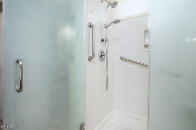 full bath with a stall shower