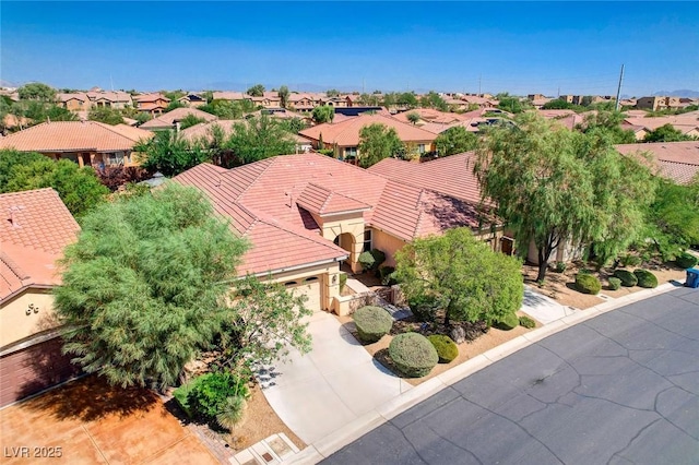 birds eye view of property featuring a residential view