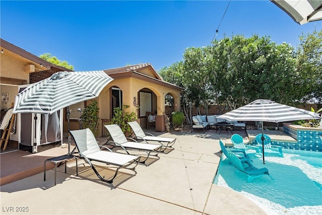 6391 Tempting Choice Ave, Las Vegas, NV 89131 - view of patio with an outdoor pool