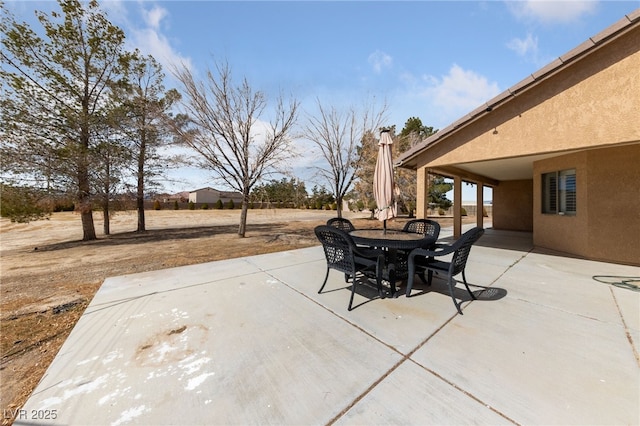 view of patio / terrace featuring outdoor dining area