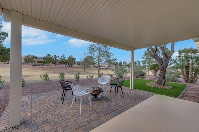 view of patio