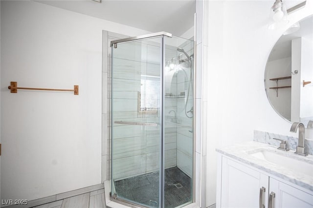 3369 Milenko Dr, Las Vegas, NV 89121 - full bath with vanity and a stall shower