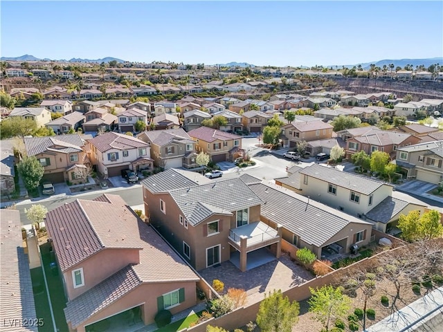 birds eye view of property featuring a residential view