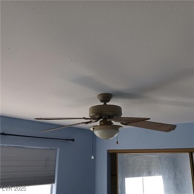 room details with ceiling fan