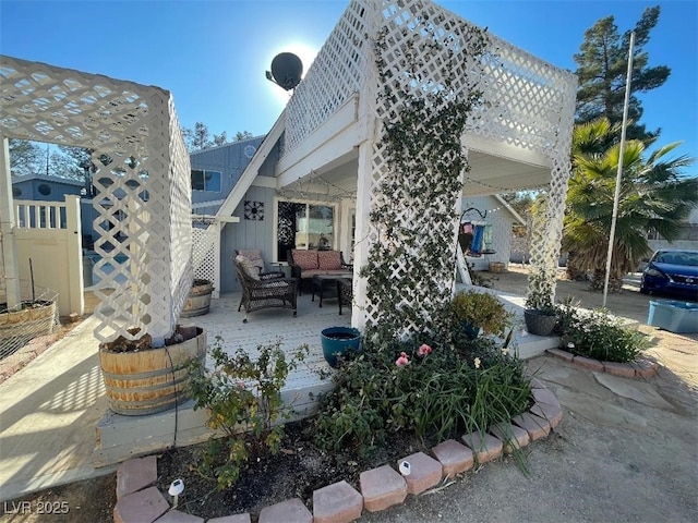 view of patio / terrace with outdoor lounge area