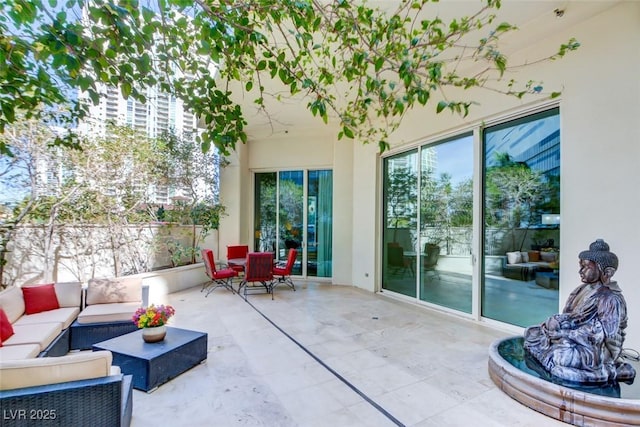 view of patio / terrace with outdoor lounge area