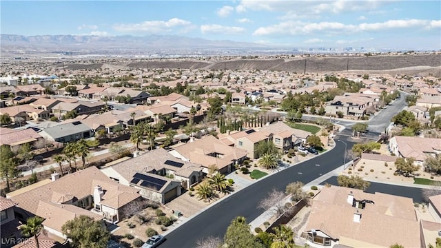 aerial view featuring a residential view