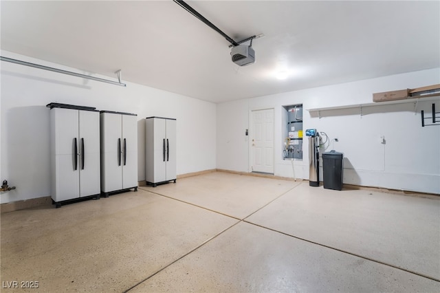 garage featuring freestanding refrigerator