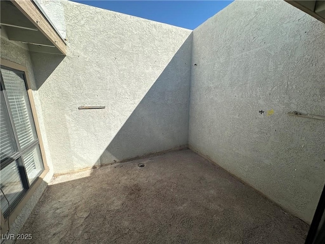 view of property exterior with stucco siding