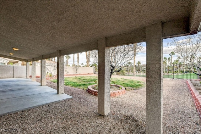 view of patio / terrace with a fenced backyard