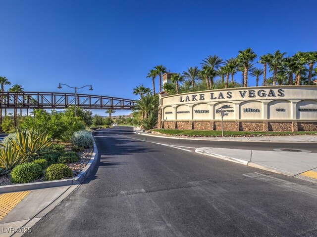 view of road featuring curbs