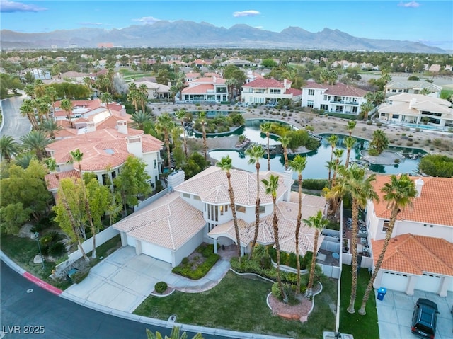 2221 Glenbrook Way, Las Vegas, NV 89117 - aerial view featuring a residential view and a mountain view