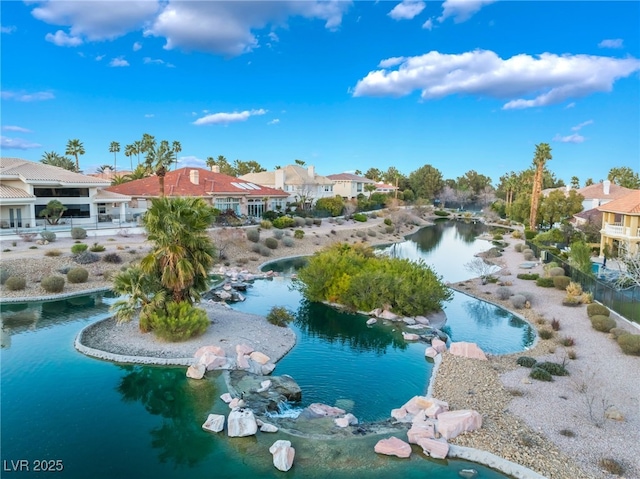 2221 Glenbrook Way, Las Vegas, NV 89117 - view of home's community featuring a pool and a water view