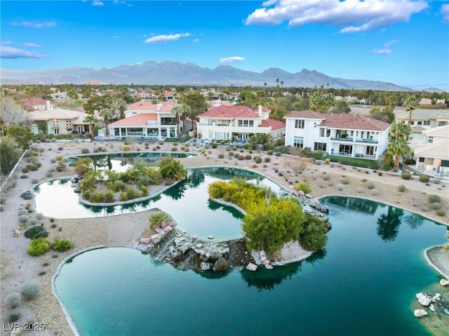 2221 Glenbrook Way, Las Vegas, NV 89117 - bird's eye view with a residential view and a mountain view
