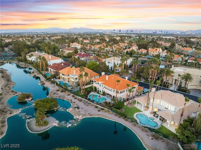 2221 Glenbrook Way, Las Vegas, NV 89117 - bird's eye view with a residential view and a water view