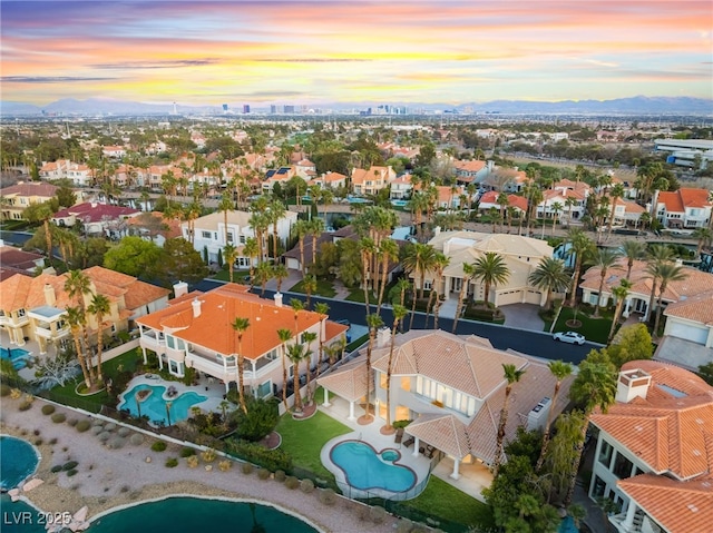 2221 Glenbrook Way, Las Vegas, NV 89117 - drone / aerial view featuring a residential view