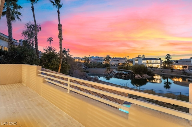 2221 Glenbrook Way, Las Vegas, NV 89117 - property view of water with fence