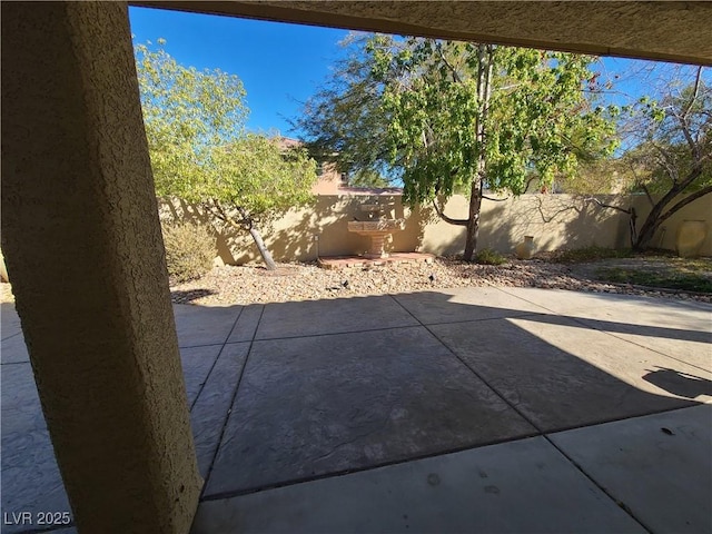 view of patio / terrace with fence private yard