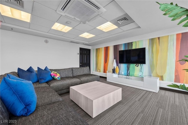 150 Las Vegas Blvd Unit 1711, Las Vegas, NV 89101 - carpeted living room with wallpapered walls