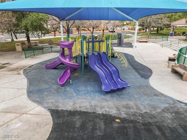 view of communal playground