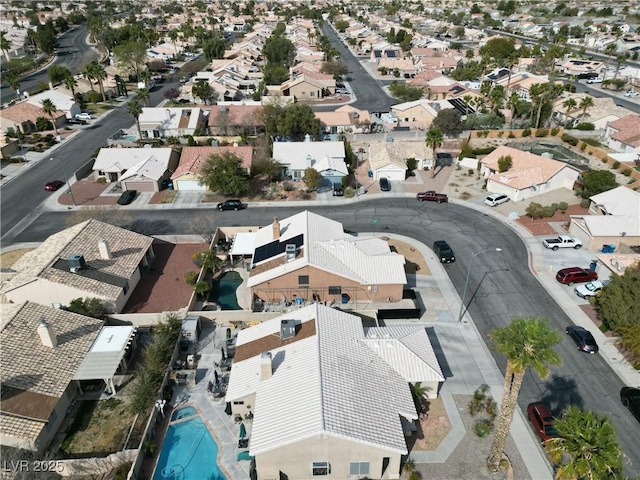 birds eye view of property featuring a residential view