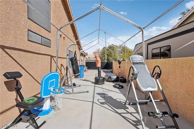 view of workout room