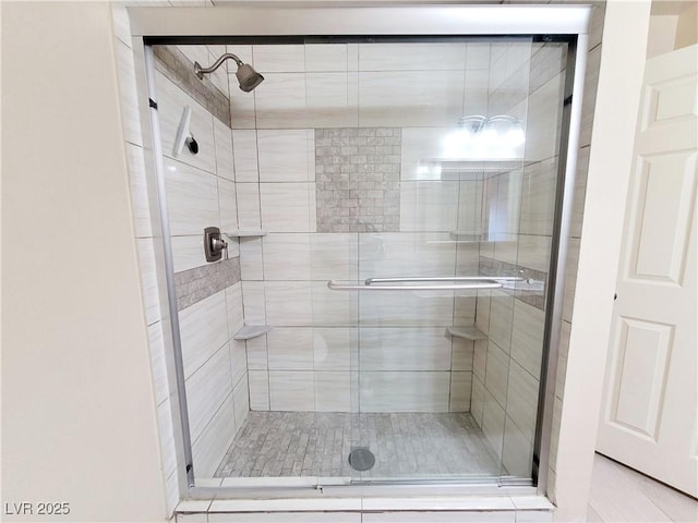 full bathroom with a stall shower