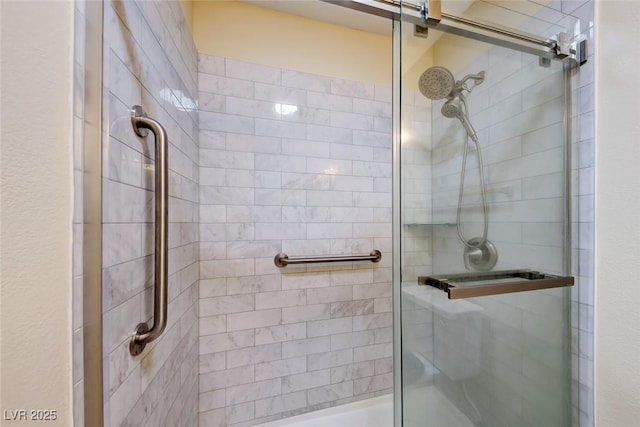 full bath with a stall shower