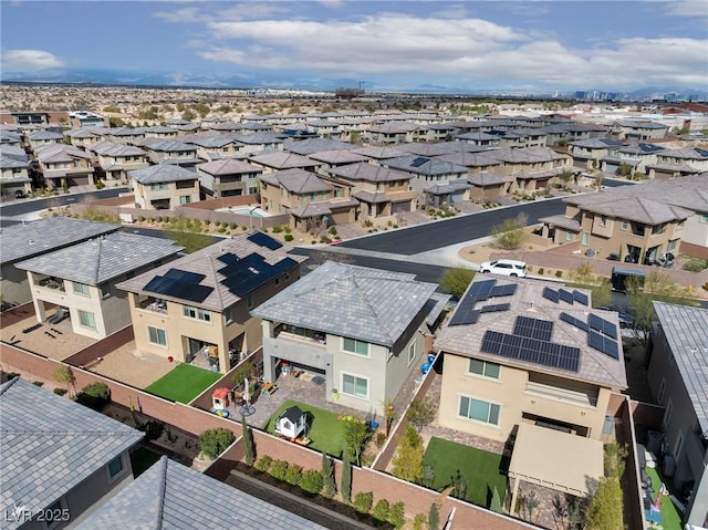 birds eye view of property featuring a residential view