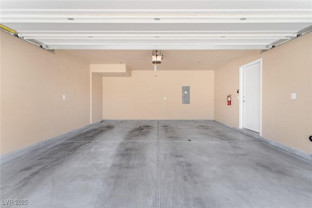 12367 Indigo Montage Rd Unit 3, Las Vegas, NV 89183 - garage with electric panel and a garage door opener