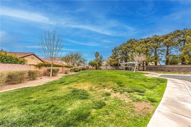 1970 Jasper Creek Pl, Las Vegas, NV 89123 - view of yard with a gazebo