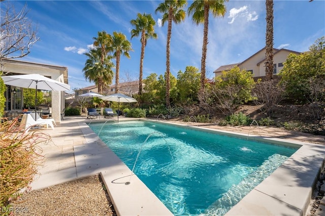 pool featuring a patio