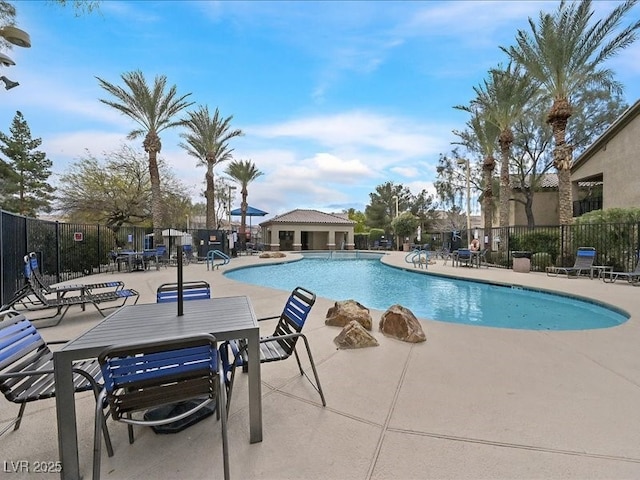 4615 Puglia Ln Unit 201, North Las Vegas, NV 89084 - community pool with a patio