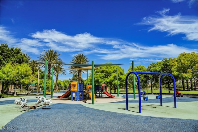 view of communal playground